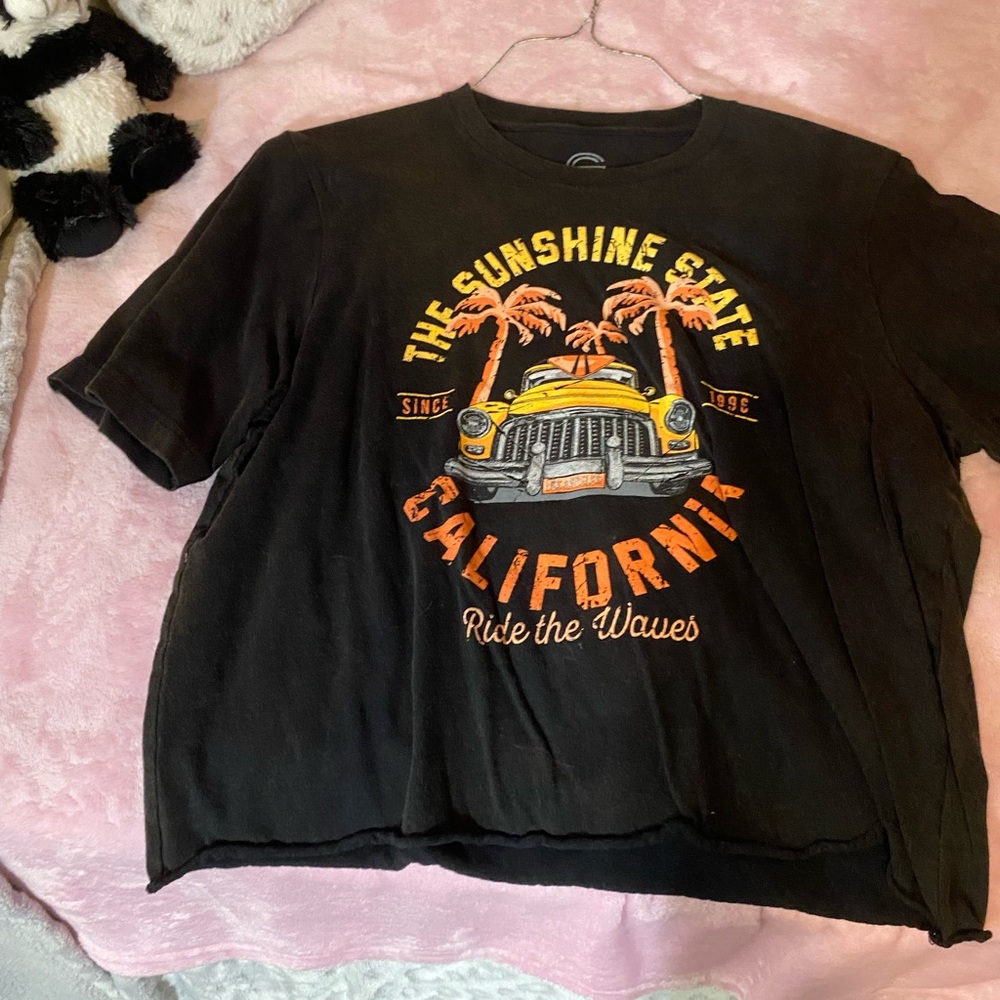 Black California Graphic T-Shirt